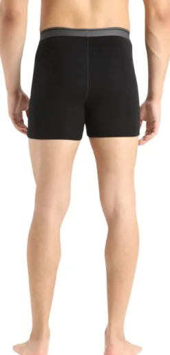 Icebreaker Anatomica Boxers bokserit, Black