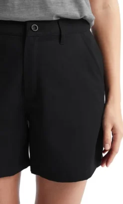 Icebreaker Berlin naisten chino-shortsit, musta