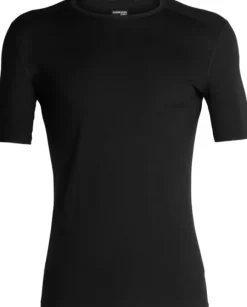 Icebreaker Men 200 Oasis SS Crewe t-paita, musta