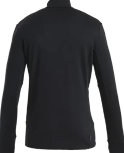 Icebreaker Mer 260 Quantum IV LS Zip välikerros, Black