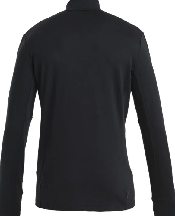 Icebreaker Mer 260 Quantum IV LS Zip välikerros, Black