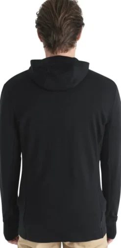 Icebreaker Mer 260 Quantum IV LS Zip Hoodie merinohuppari, Black