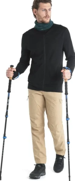 Icebreaker Mer 260 Quantum IV LS Zip Hoodie merinohuppari, Black