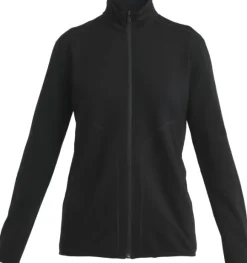Icebreaker Mer 560 Realfleece Elemental II LS Z naisten välikerros, Black