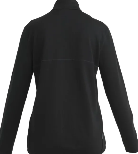 Icebreaker Mer 560 Realfleece Elemental II LS Z naisten välikerros, Black