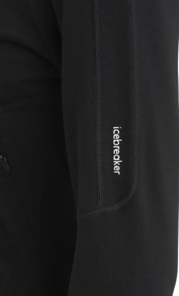 Icebreaker Mer 560 Realfleece Elemental II LS Z naisten välikerros, Black