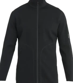 Icebreaker Mer 560 Realfleece Elemental II LS Zip paita, Black