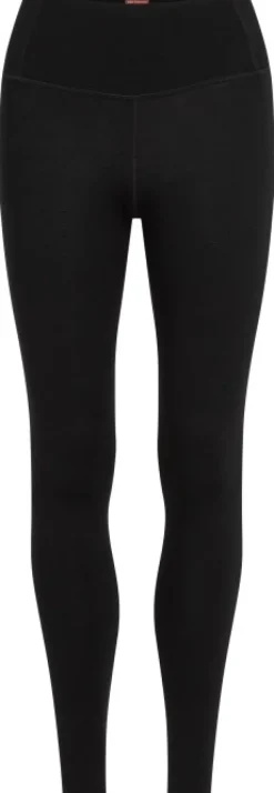 Icebreaker Mer 260 Tech High Rise Leggings naisten kerrastohousut, Black