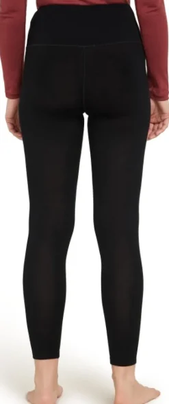 Icebreaker Mer 260 Tech High Rise Leggings naisten kerrastohousut, Black