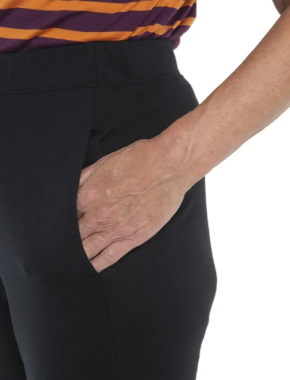 Icebreaker Merino Crush II Pants naisten merinocollarit, musta