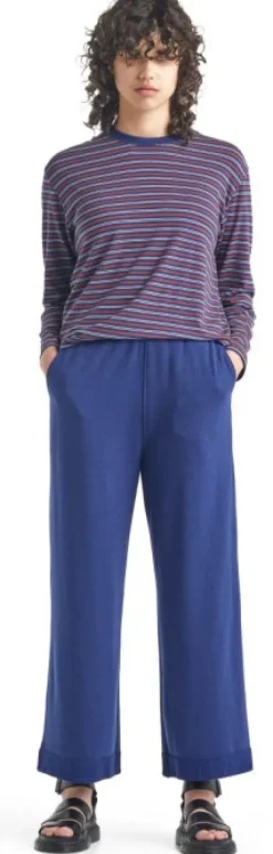 Icebreaker Merino Wide Pants naisten housut, sininen