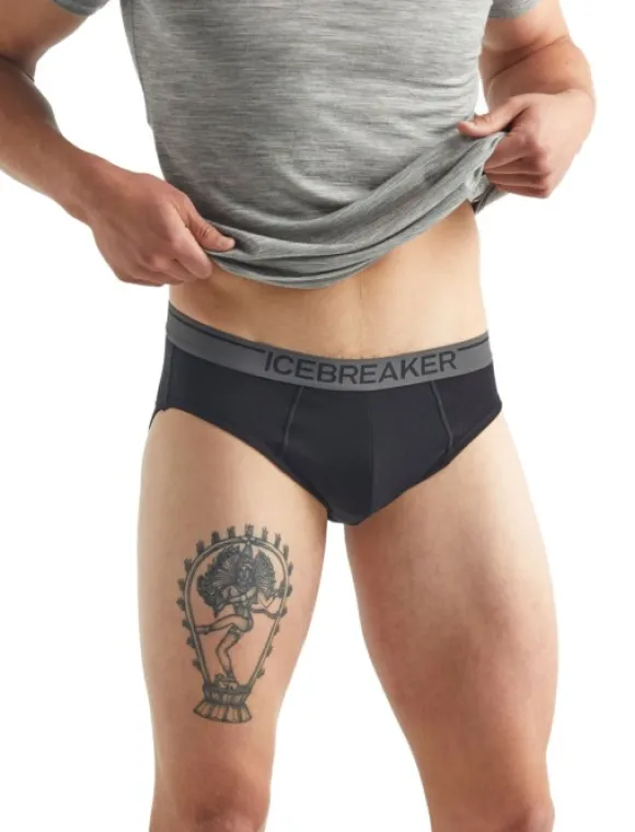 Icebreaker M's Anatomica Briefs Black