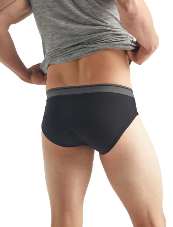 Icebreaker M's Anatomica Briefs Black