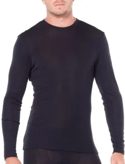 Icebreaker M's Everyday LS Crewe 175 Black