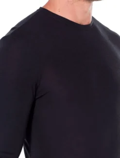 Icebreaker M's Everyday LS Crewe 175 Black