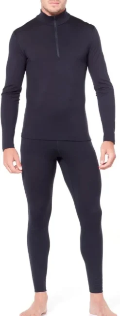 Icebreaker M's Oasis LS Half Zip 200 Black