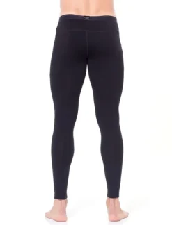 Icebreaker M's Tech Leggings 260 Black/Monsoon