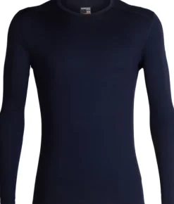 Icebreaker Oasis LS Crewe 200 merinopaita, tummansininen