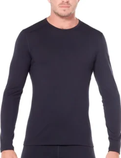 Icebreaker Oasis LS Crewe 200 merinopaita, tummansininen