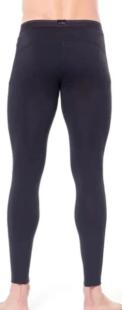 Icebreaker Oasis LS Crewe 200 + Leggings 200 kerrasto, Black/Monsoon