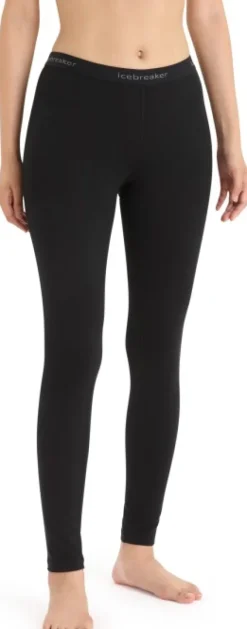 Icebreaker Oasis -naisten housut, musta