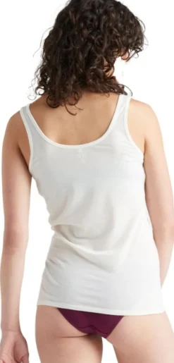 Icebreaker Siren Tank naisten merinovillatoppi, valkoinen