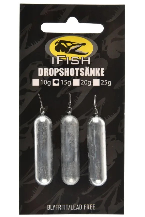 IFISH dropshot-paino, lyijytön