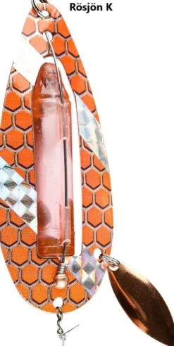 IFISH Rösjön 80mm nieriäviehe LED-vilkulla, 85 mm