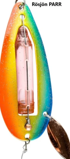 IFISH Rösjön 80mm nieriäviehe LED-vilkulla, 85 mm