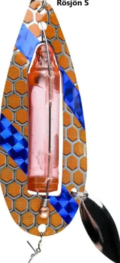 IFISH Rösjön 80mm nieriäviehe LED-vilkulla, 85 mm