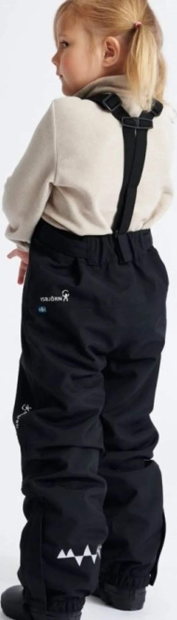 Isbjörn Hurricane Hard Shell lasten kuorihousut, musta