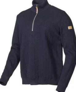 Ivanhoe M'S Hugo Half Zip Wb Navy