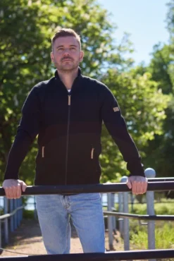 Ivanhoe M'S Volmar Full Zip Grey