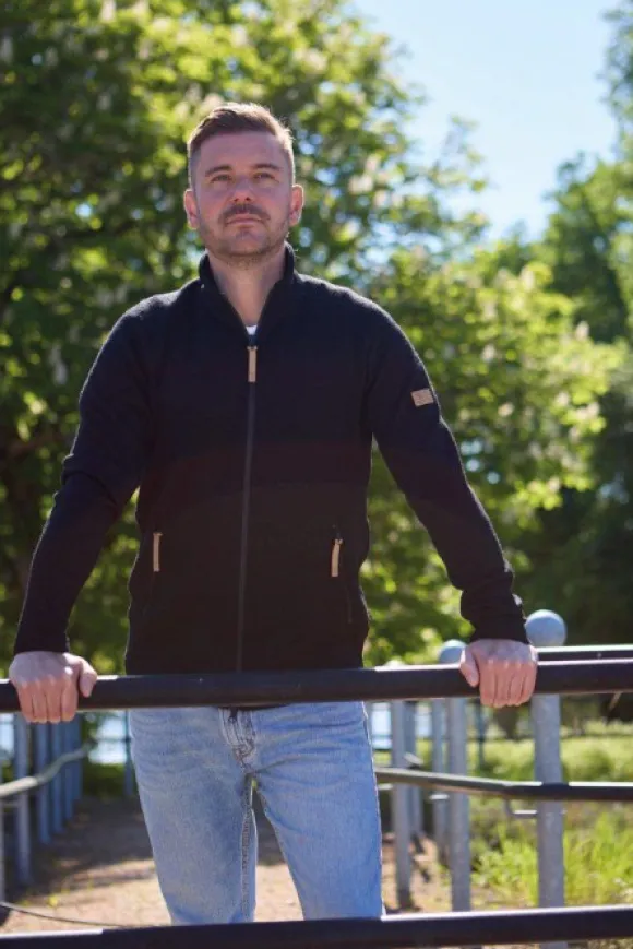 Ivanhoe M'S Volmar Full Zip Grey