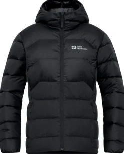 Jack Wolfskin Ather Down Hoody naisten takki, Black