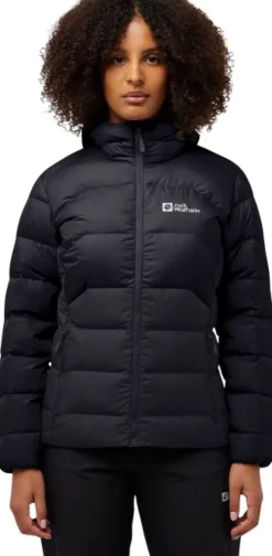 Jack Wolfskin Ather Down Hoody naisten takki, Black