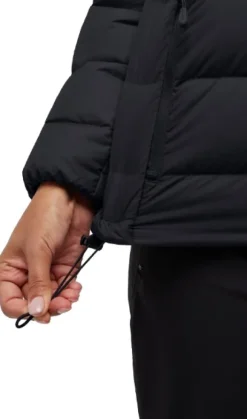 Jack Wolfskin Ather Down Hoody naisten takki, Black