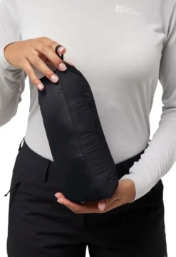 Jack Wolfskin Ather Down Hoody naisten takki, Black