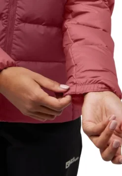 Jack Wolfskin Ather Down Hoody naisten takki, Red Powder