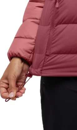 Jack Wolfskin Ather Down Hoody naisten takki, Red Powder