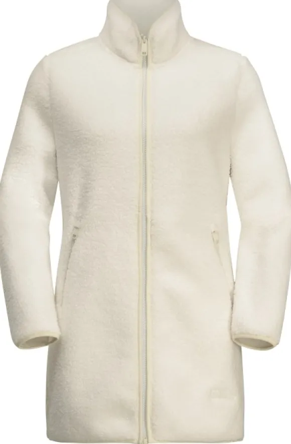 Jack Wolfskin High Curl Coat naisten fleecetakki, Seal