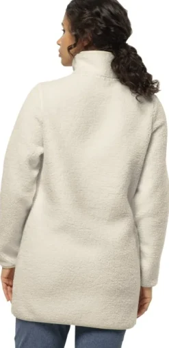 Jack Wolfskin High Curl Coat naisten fleecetakki, Seal