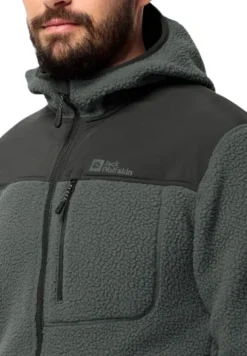 Jack Wolfskin Kammweg Pile FZ fleecetakki, Slate Green