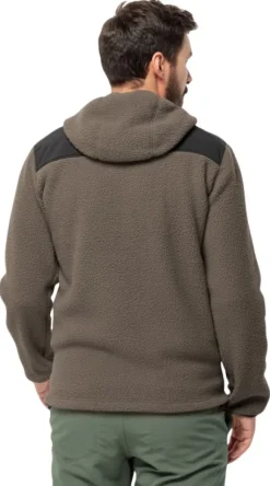 Jack Wolfskin Kammweg Pile FZ fleecetakki, Cold Coffee