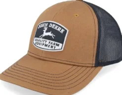 John Deere Cotton Poly Mesh Black/Coyote
