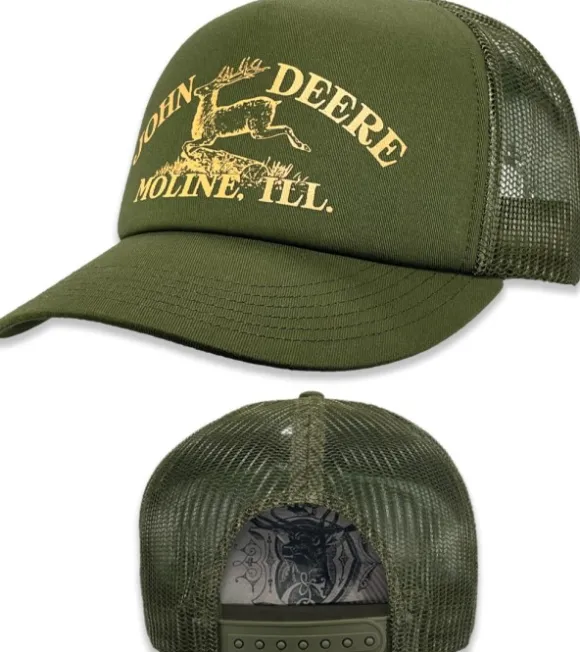 John Deere Vintage Jd Tm Print Dark Green