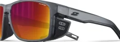 Julbo Shield Translucent Black / Black Polarized 3CF aurinkolasit