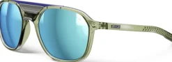 Julbo Slack Cover Shiny Translucent Army Green / Gray Spectron Hd 4 Polarized Multilayer Blue