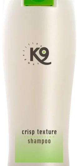 K9 Crisp Texturizer Shampoo Aloe Vera shampoo karkeakarvaisille koirille, 300ml