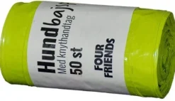 Kakkapussi Lime/keltainen Solmittava 50 kpl